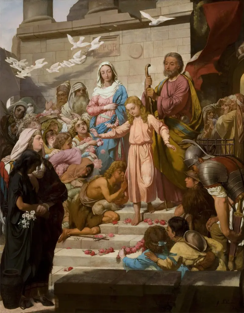 Christ Leaving the Temple