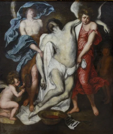 Descent from the Cross, by Anthony van Dyck, oil, 1650