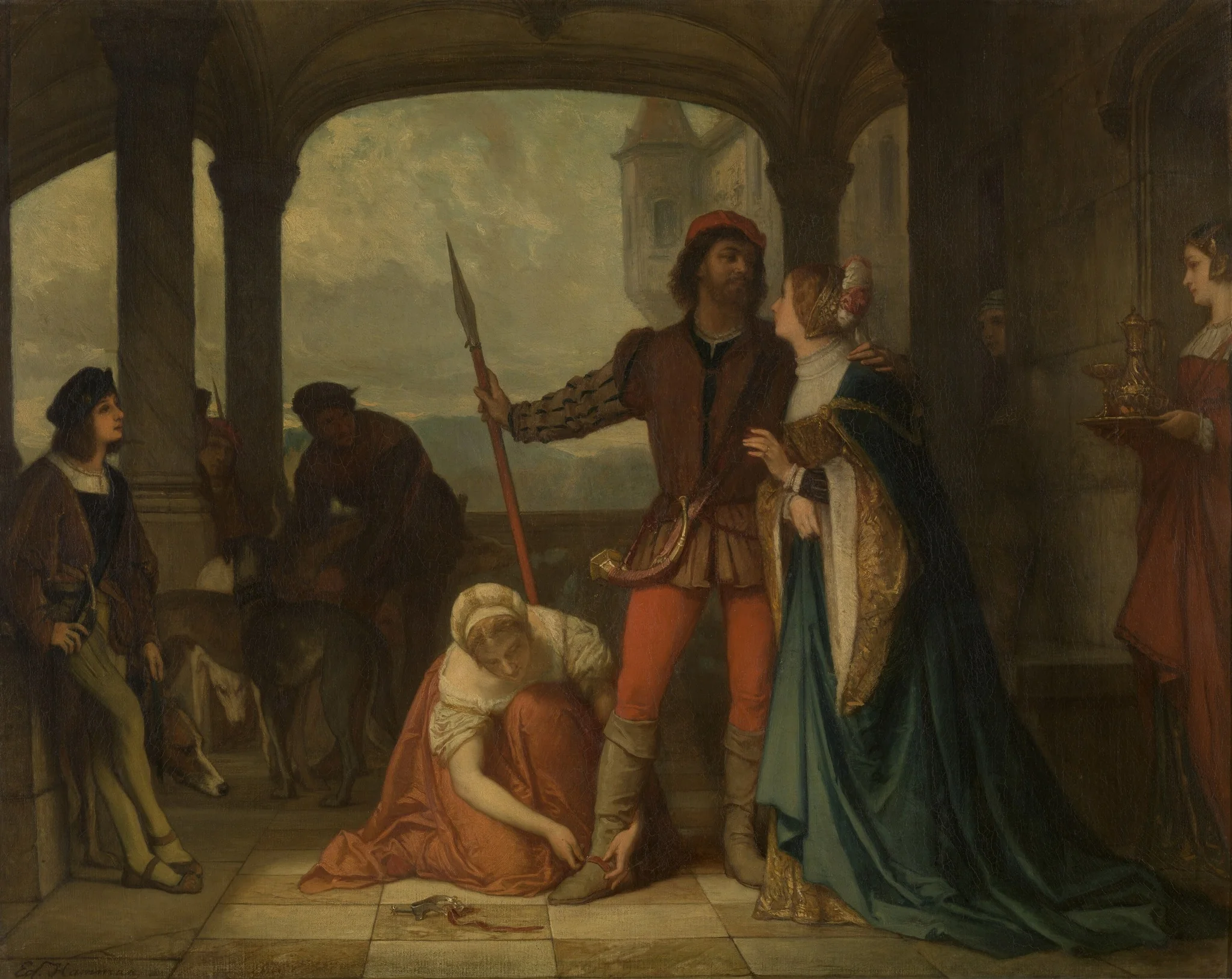 The Young François I of France Goes out Hunting