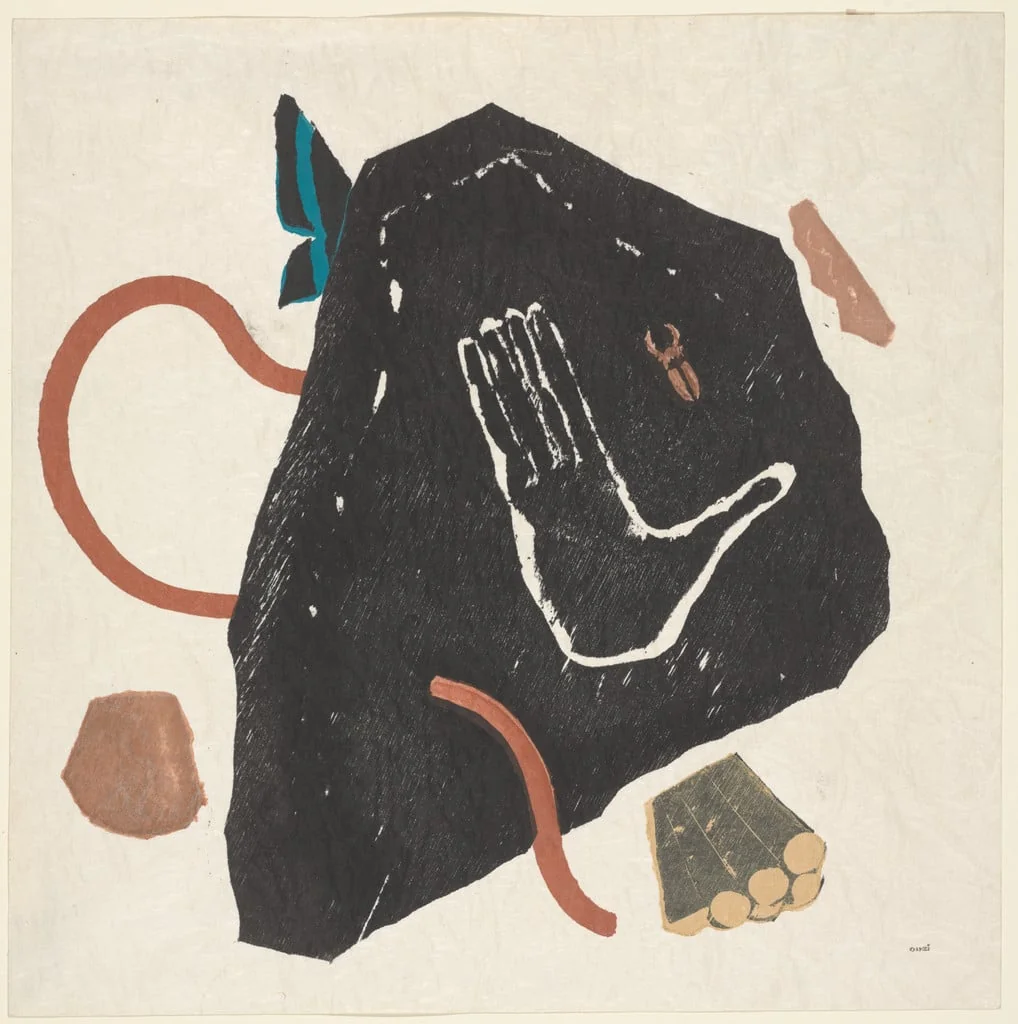 Untitled, by Koshiro Onchi, ink, 1933