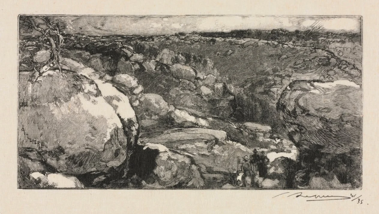 Fontainebleau Forest: The Cirque of Long-Rocher