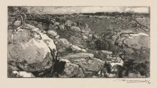 Fontainebleau Forest: The Cirque of Long-Rocher