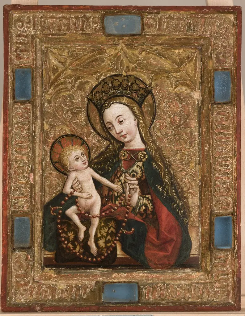 Madonna and Child in a Reliquary Frame