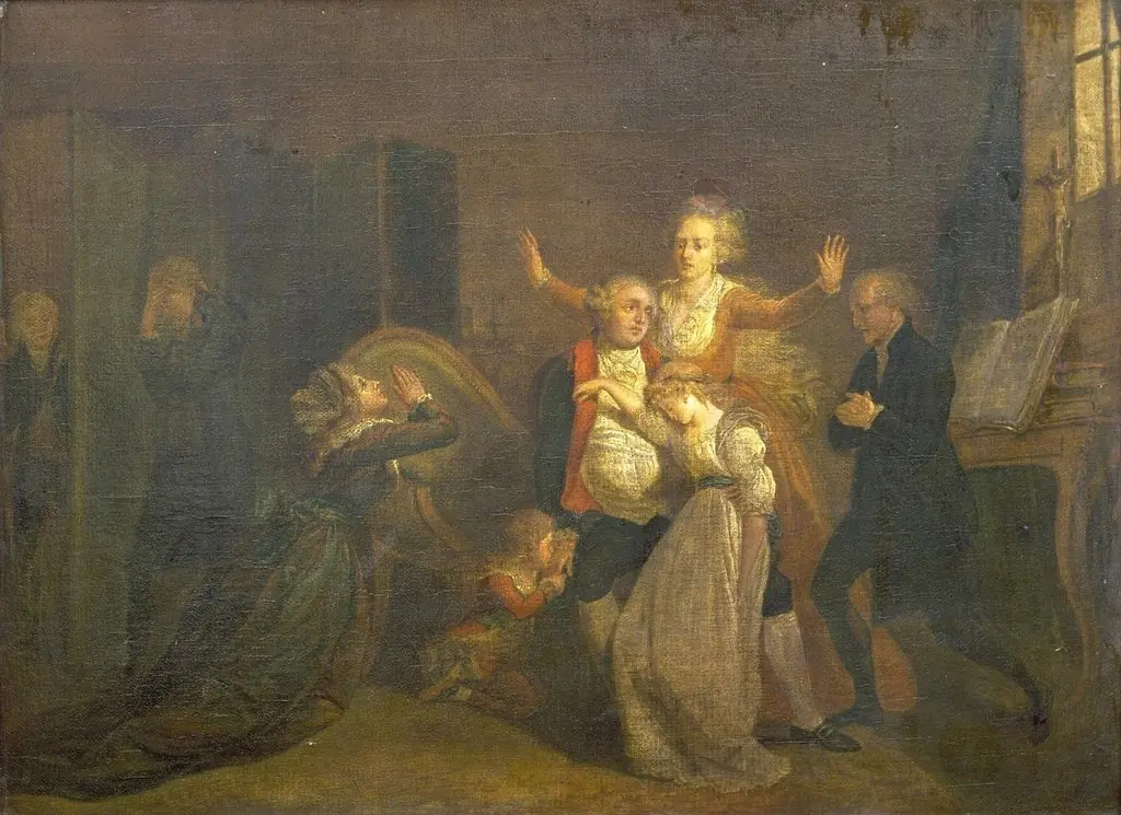The last moments of Louis XVI