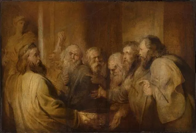 The Seven Sages of Greece Disputing over the Tripod