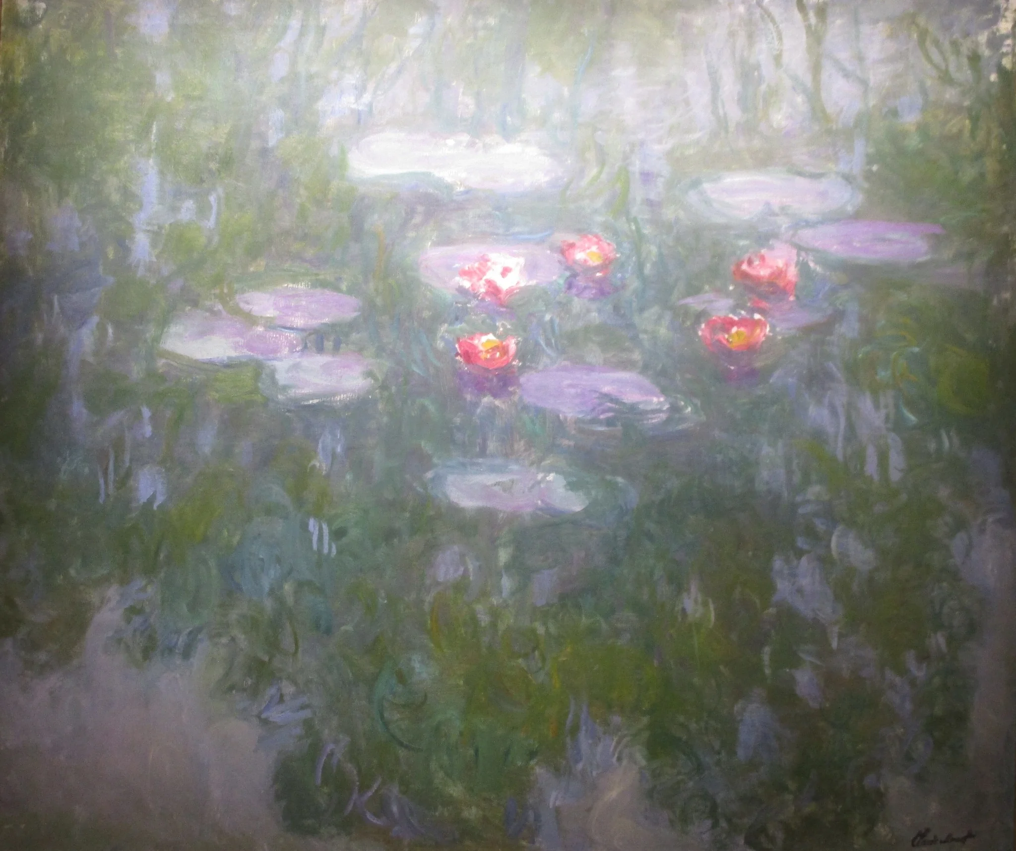 Nympheas, by Claude Monet, oil, 1917