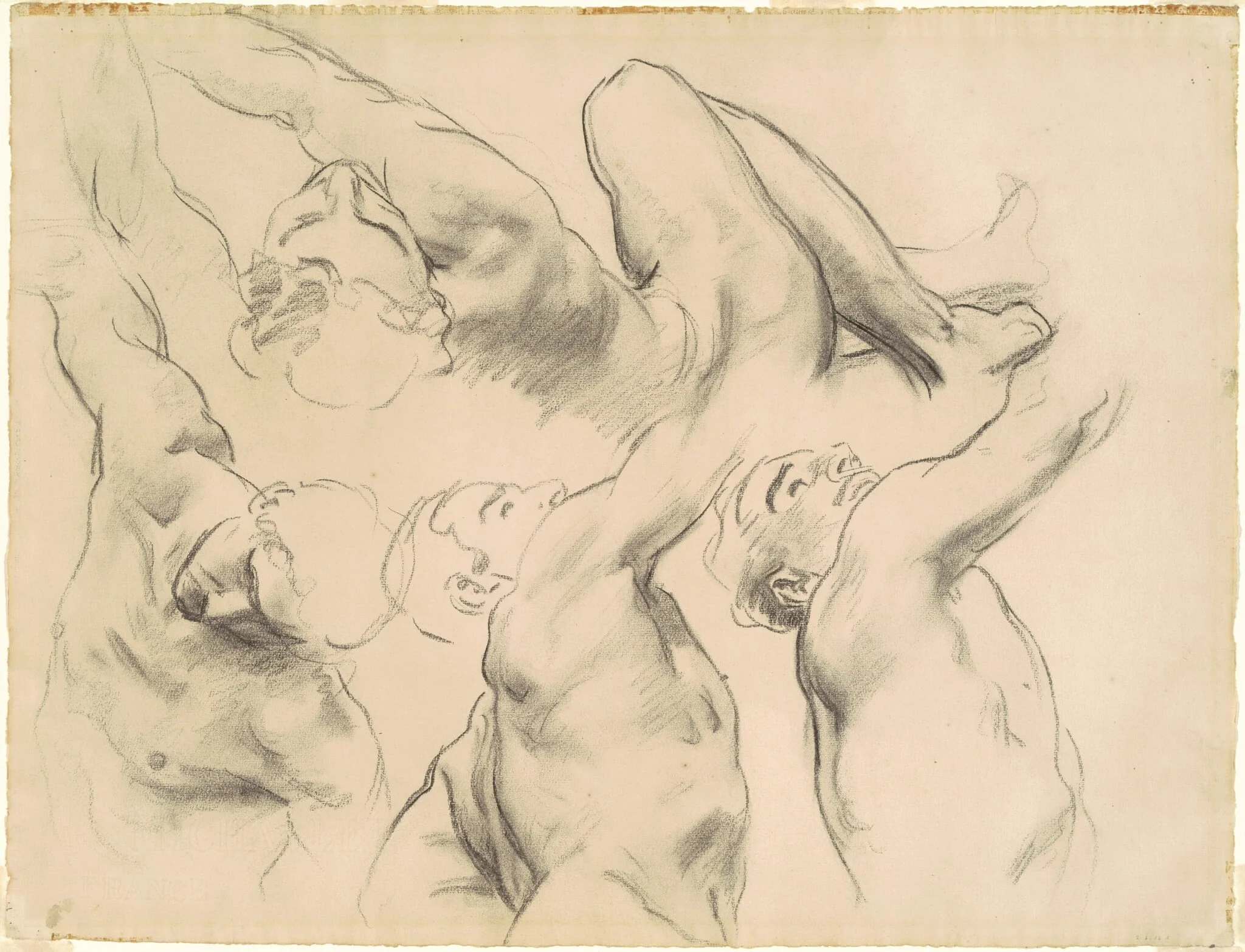 Studies for "Heaven" and "Hell"
