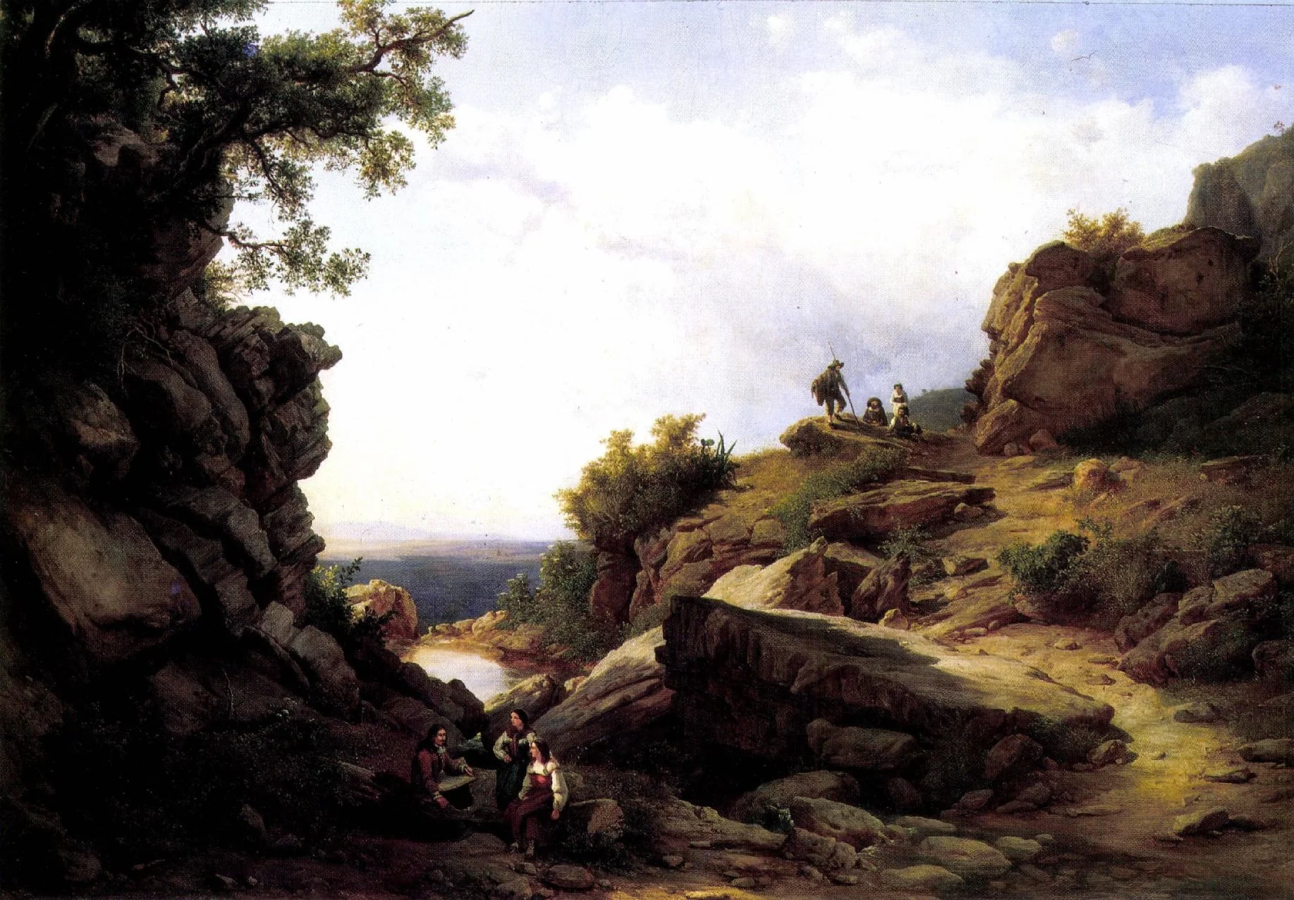 Salvator Rosa Making Studies after the Nature of the Apennines