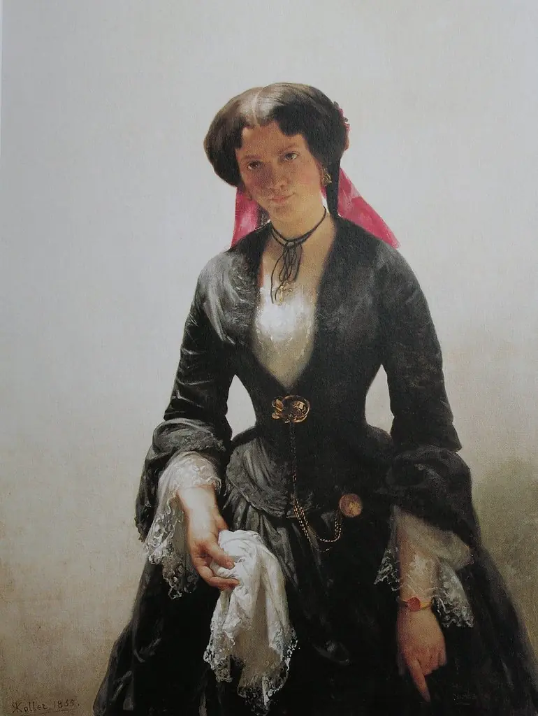 Bertha Schlatter, the Artist's Bride