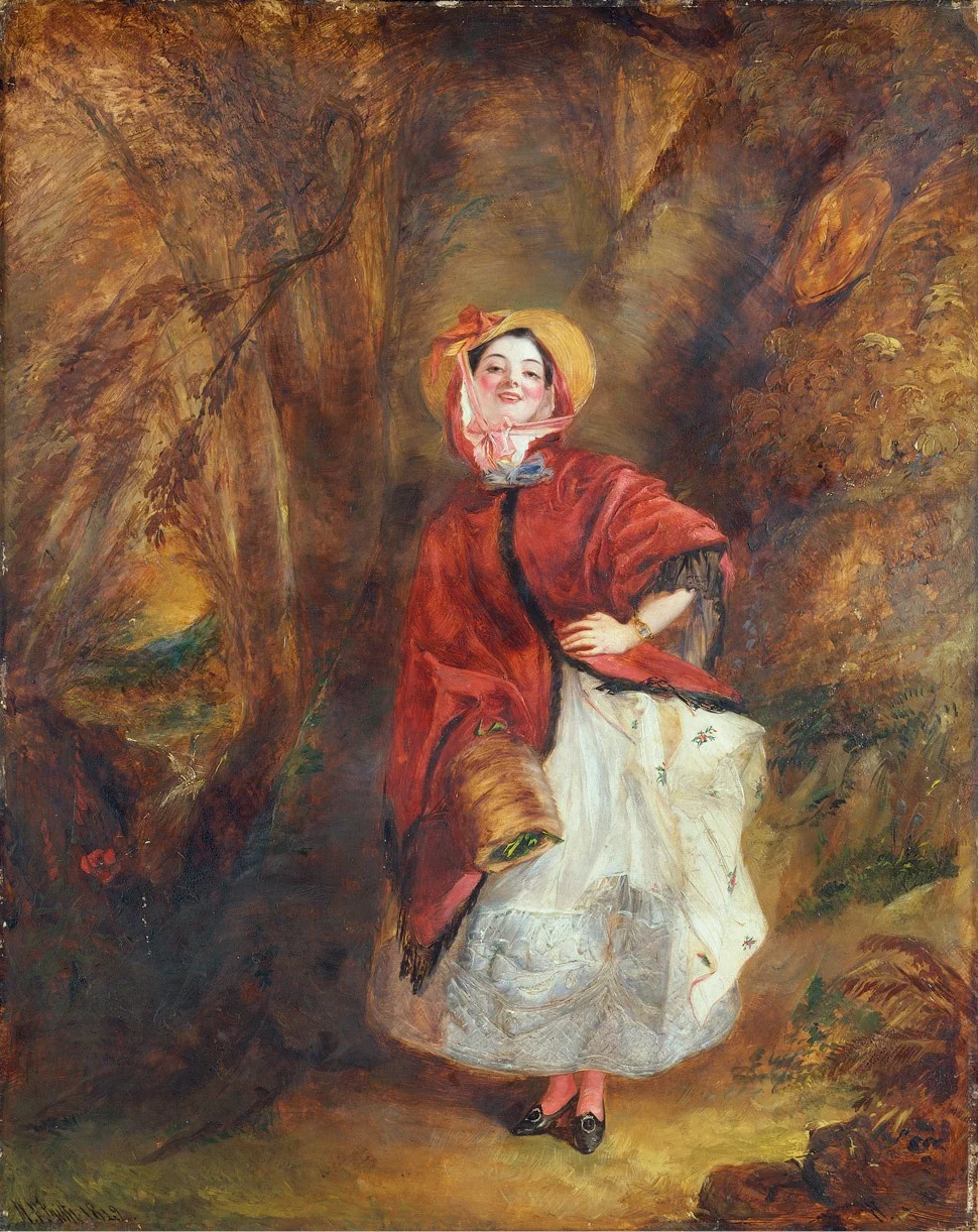 Dolly Varden, by William Powell Frith, oil, 1842