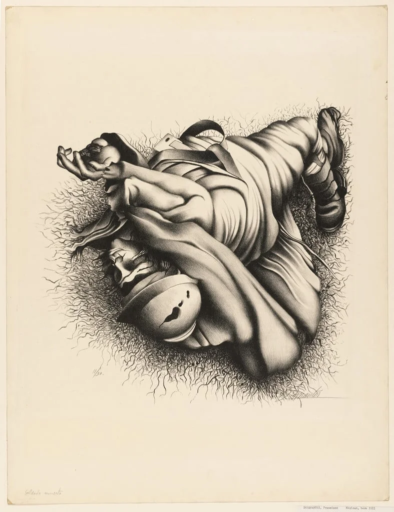 Untitled, by Francisco Dosamantes, ink, 1940
