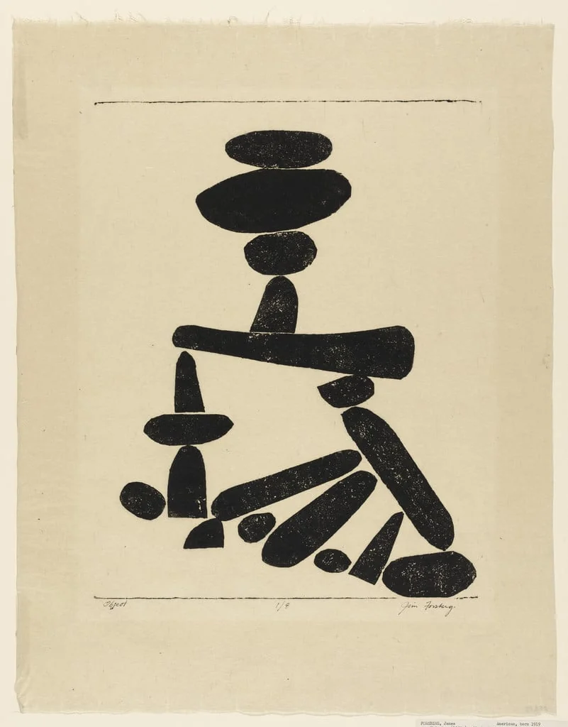 Untitled, by James Forsberg, ink, 1952
