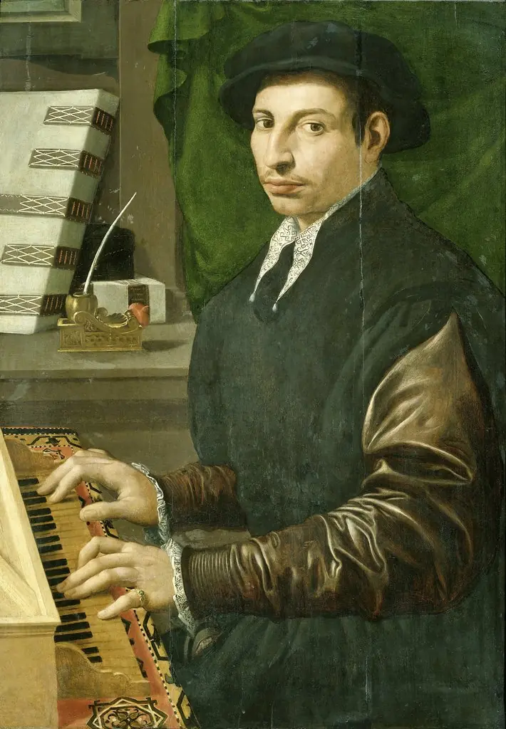 Man Playing the Clavichord