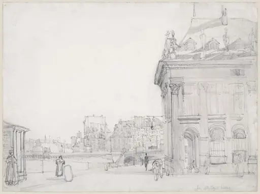 Ile de la Cité from the Institut, Paris