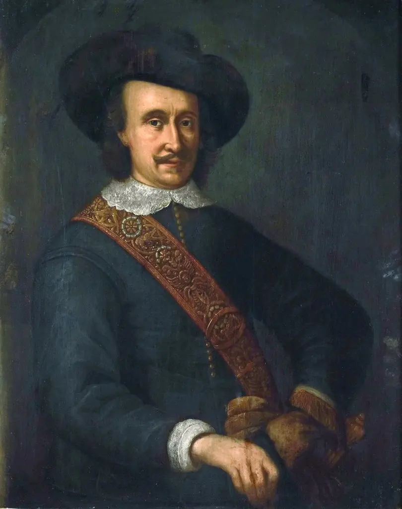 Portrait of Cornelis van der Lijn, Governor-General of the Dutch East Indies