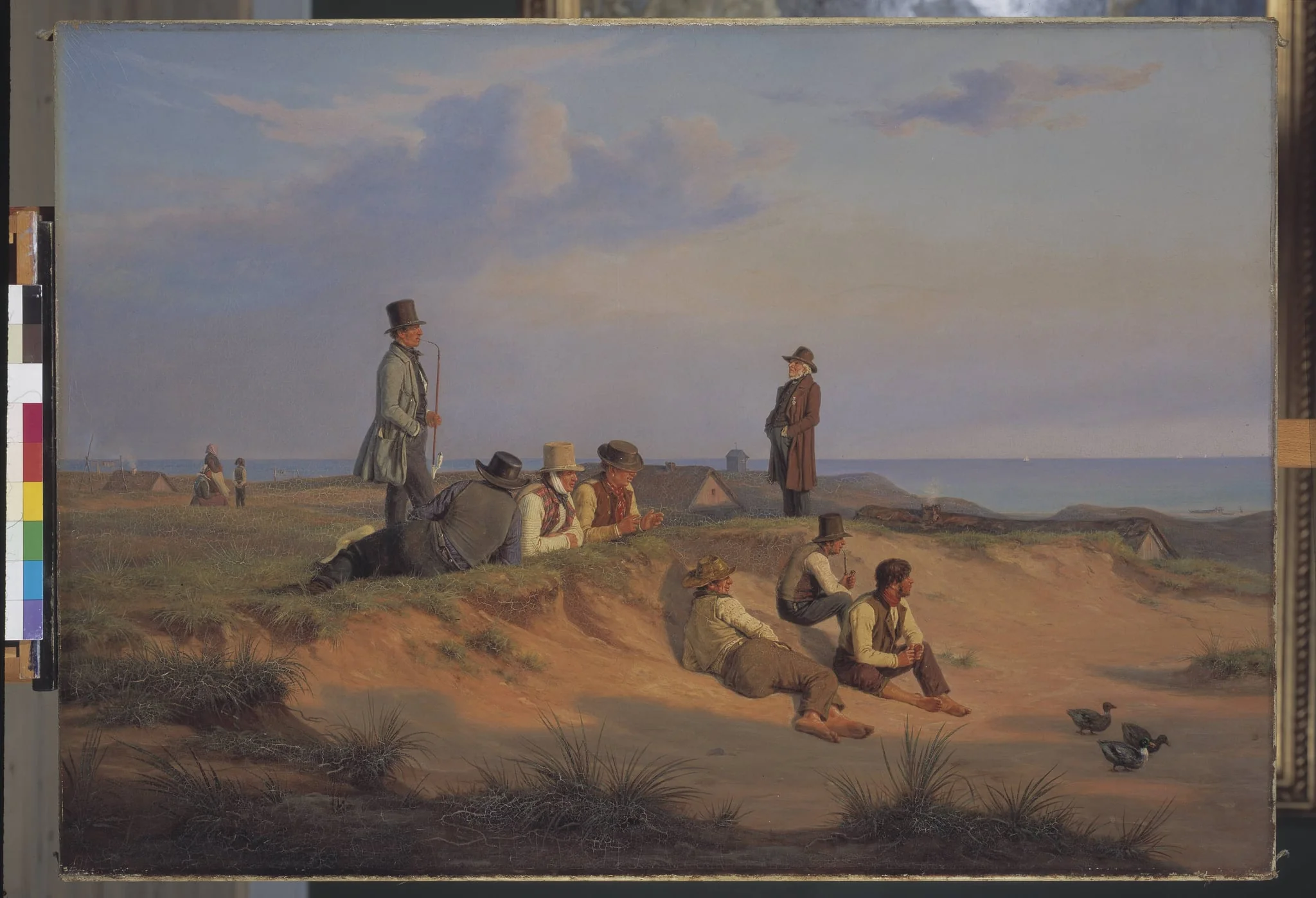 Mænd af Skagen en sommeraften i godt vejr, by Unknown, 1848