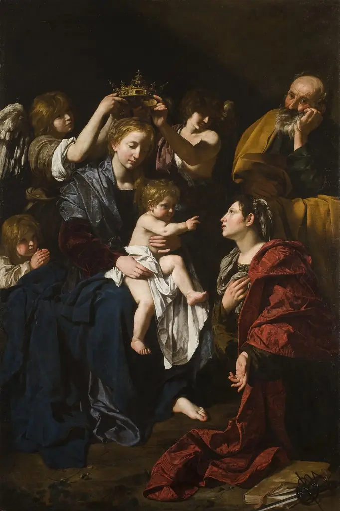 The Holy Family with Saint Catherine