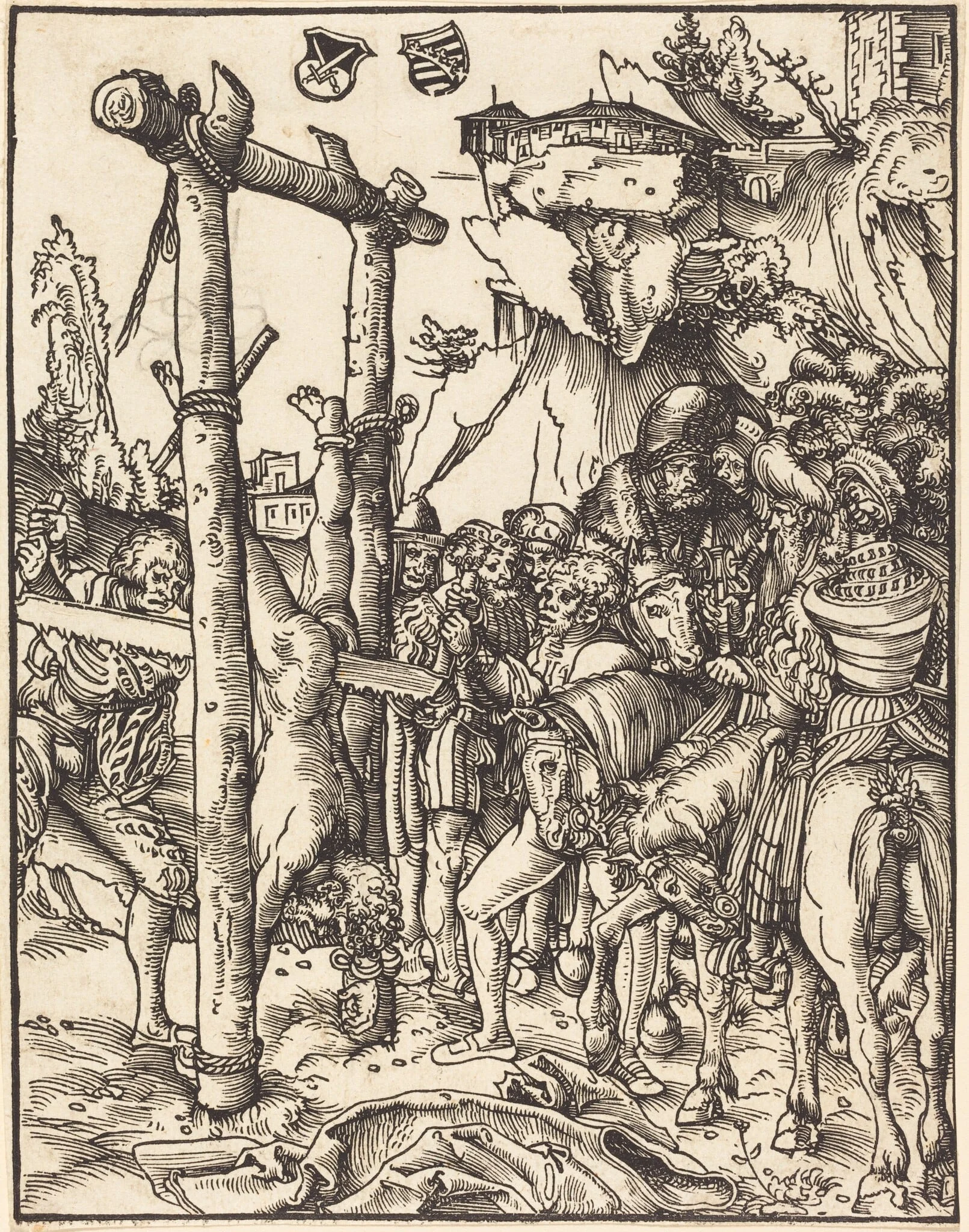 Saint Simon, by Lucas Cranach the Elder, ink, 1512