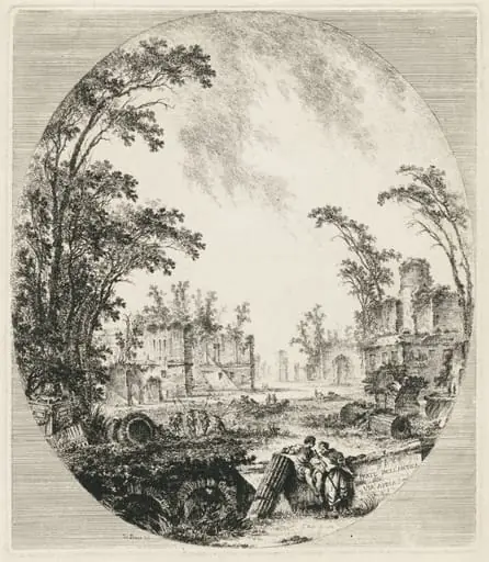 Parte dell'antica via Appia (Section of the Old Appian Way)