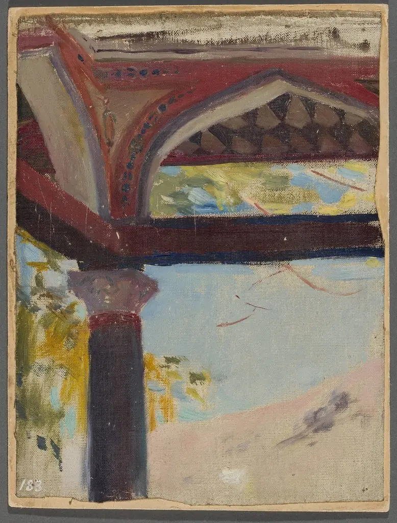 Fragment of summer house of Maria Potocka in Bakhchisaray. From the journey to Crimea