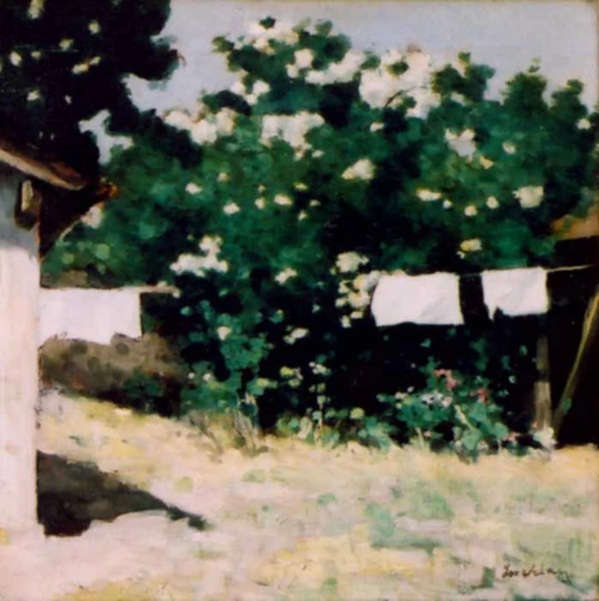 În fundul curții, by Ștefan Luchian, unspecified