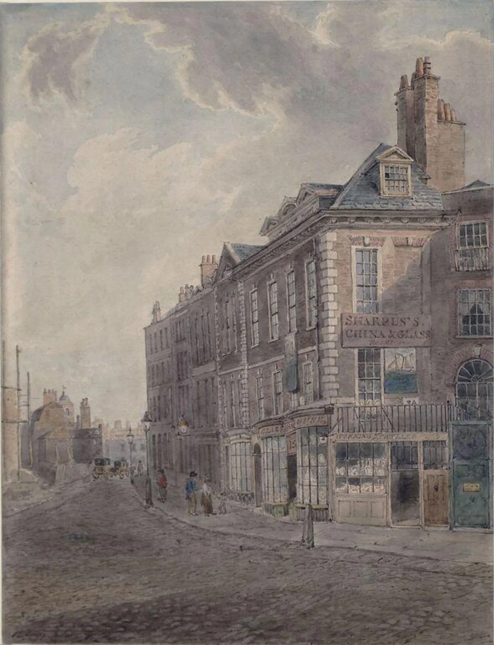 Old houses in Cockspur St, London