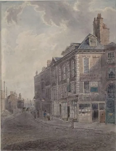Old houses in Cockspur St, London