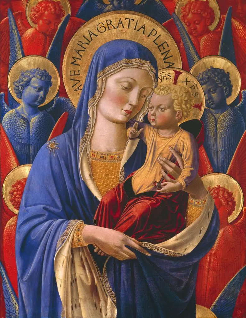 Virgin and Child with Angels