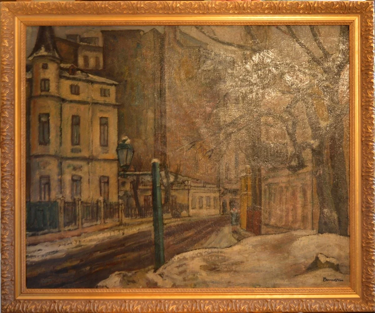 Stradă din București (Str. Lahovary)