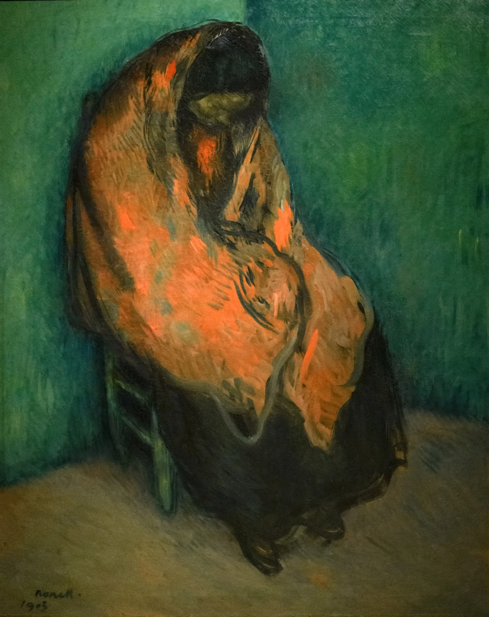 Dolores, by Isidre Nonell, oil, 1903