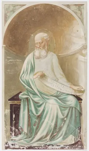 Copy after The Prophet Isaiah, Masolino in Castiglione Olona (Varese)