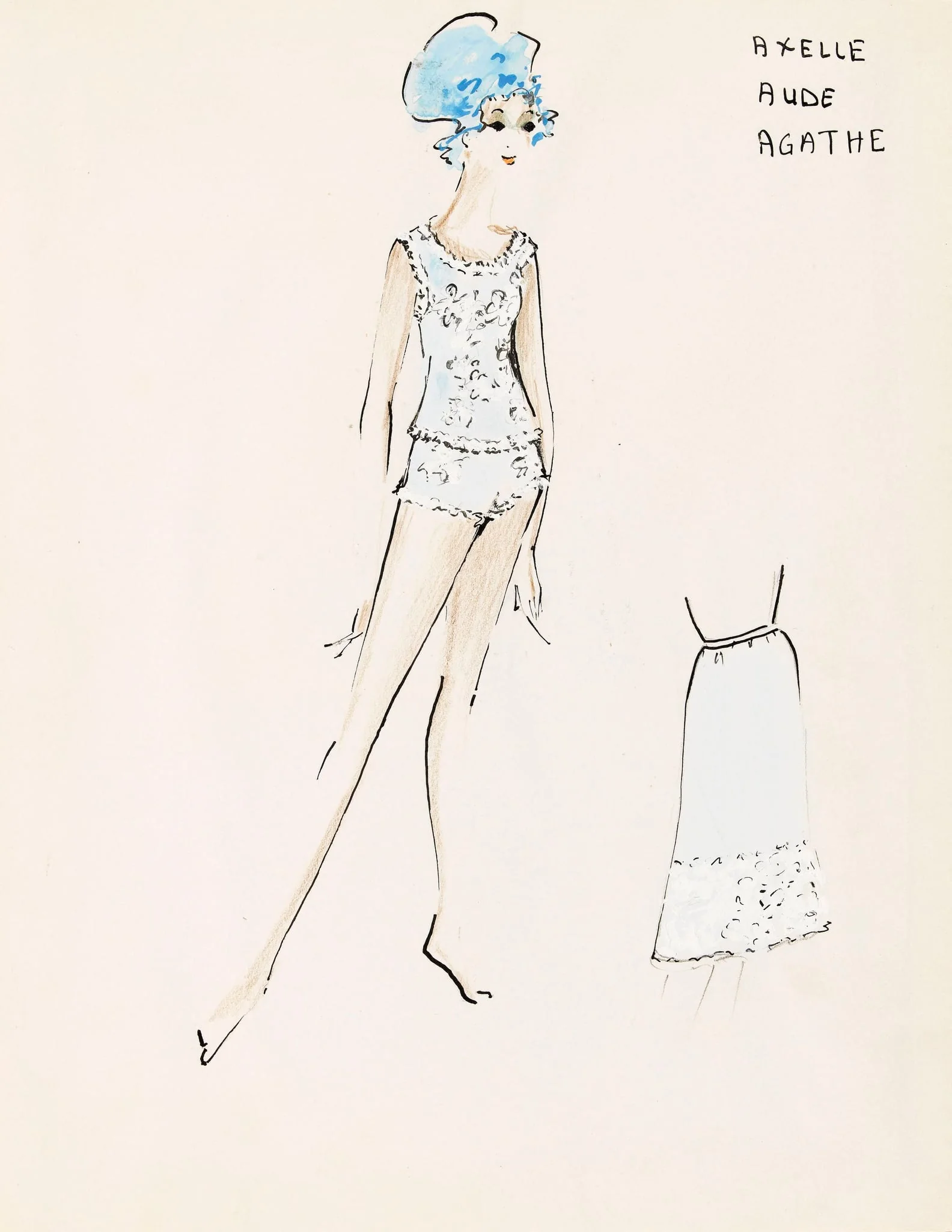 Axelle Aude Agathe, by Carven, 1961