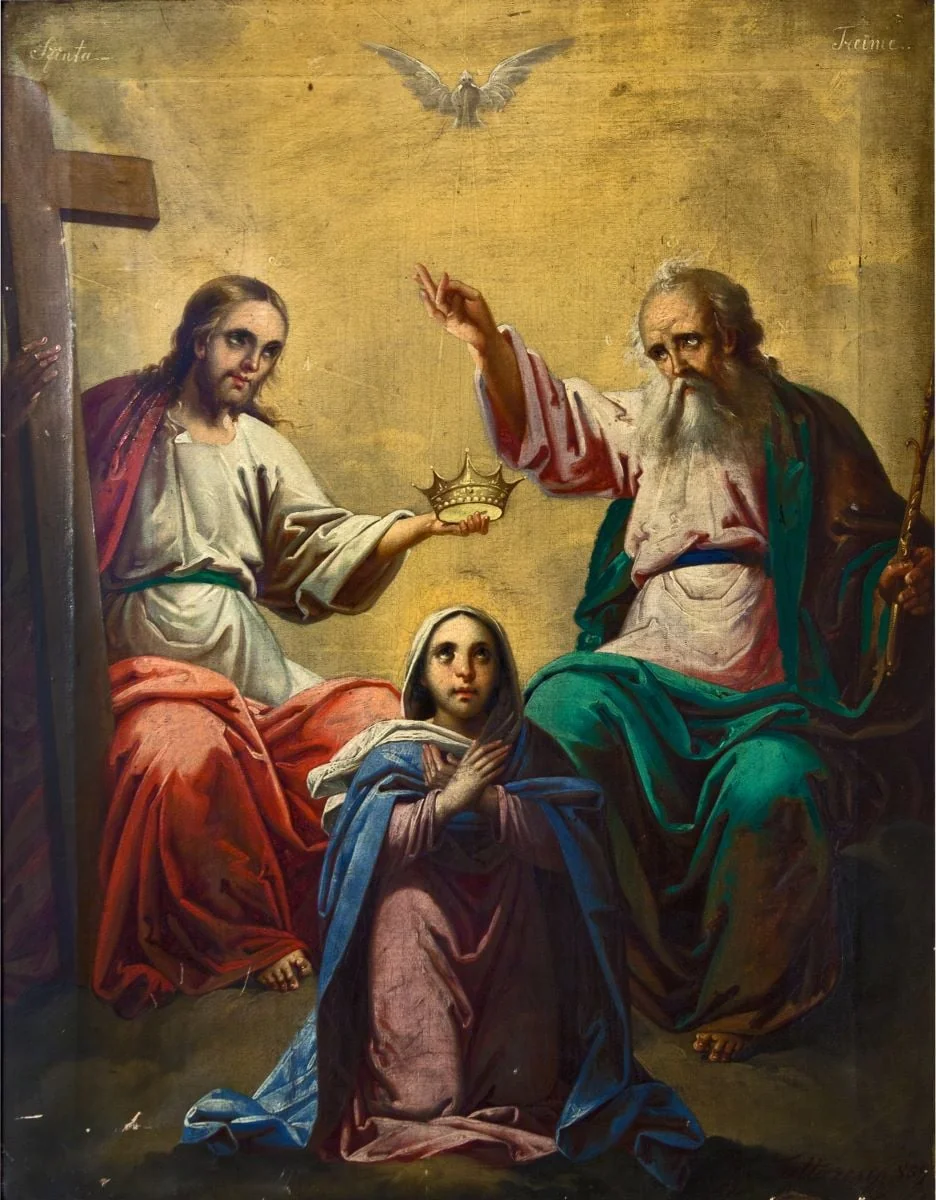 Încoronarea Fecioarei, by Gheorghe Tattarescu, unspecified, 1859