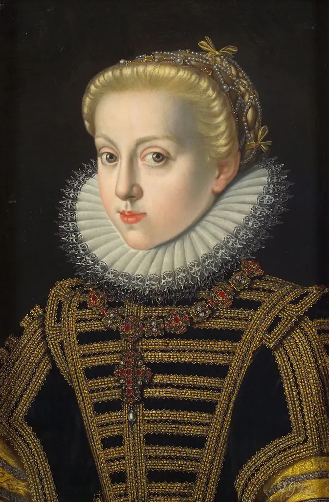 Archduchess Katharina Renea (1576-1595) in black dress