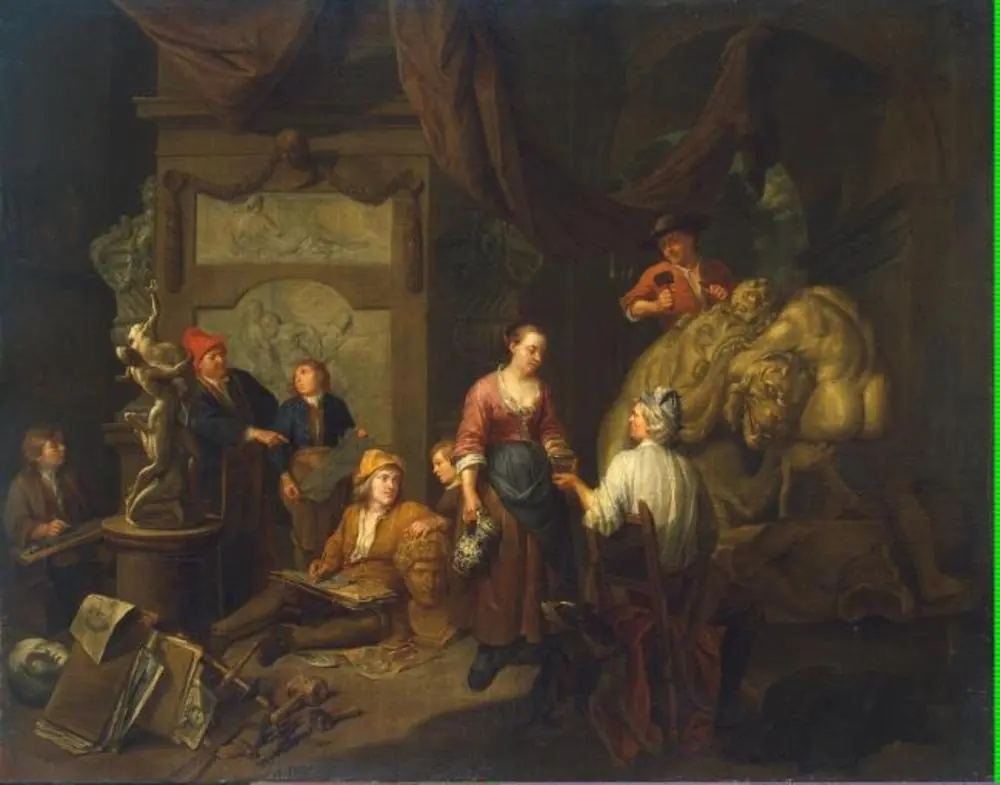 Studio of a Sculptor