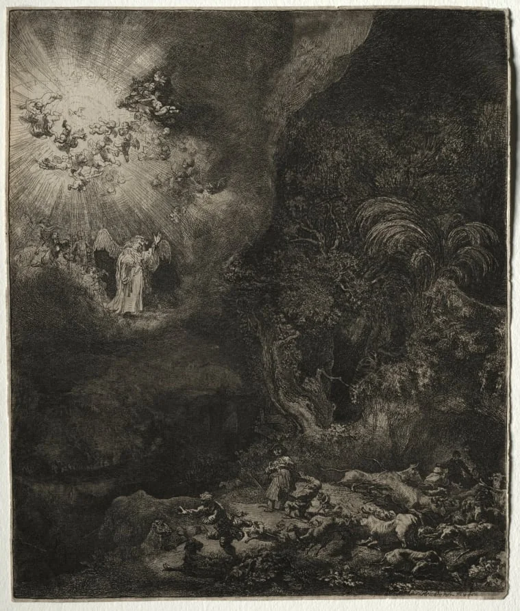 The Angel Appearing to the Shepherds