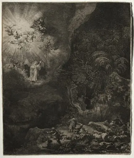 The Angel Appearing to the Shepherds