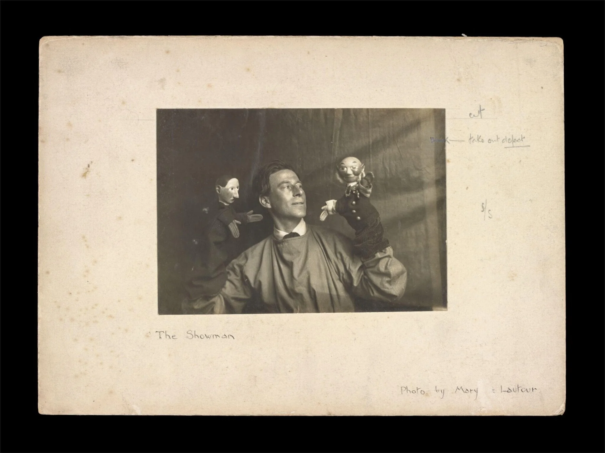 George Speaight Punch & Judy Collection, by Mary de Lautour, photographic, 1924