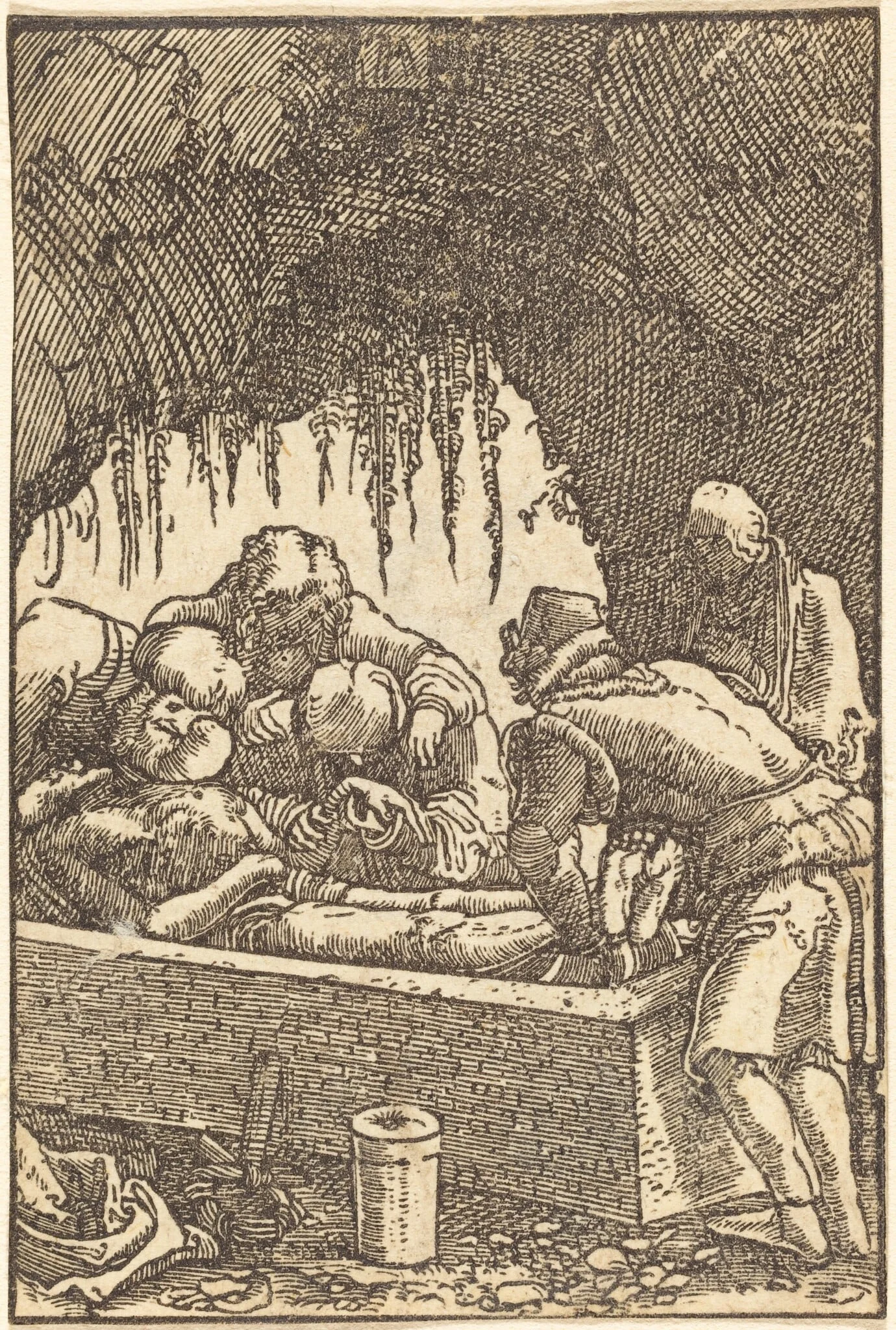 The Entombment, by Albrecht Altdorfer, ink, 1513