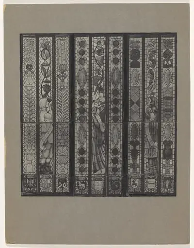 lasimaalauksia, Suomen kansallismuseon pääportaikko, ethnographia - historia - archaeologia