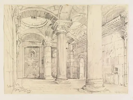 Interior of the Golden Gate Jerusalem