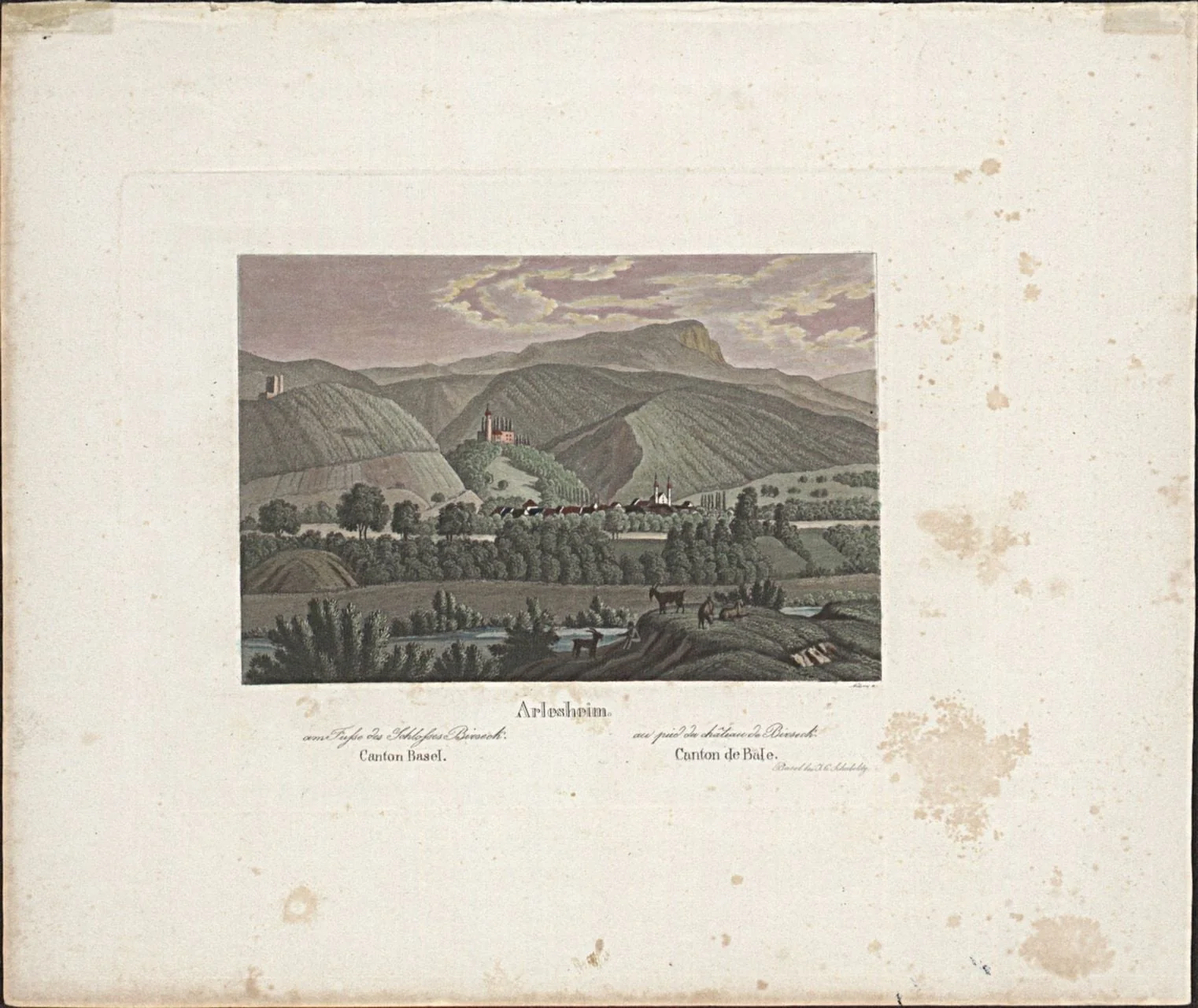 Nilson - Malerei, Arlesheim., by Nilson
