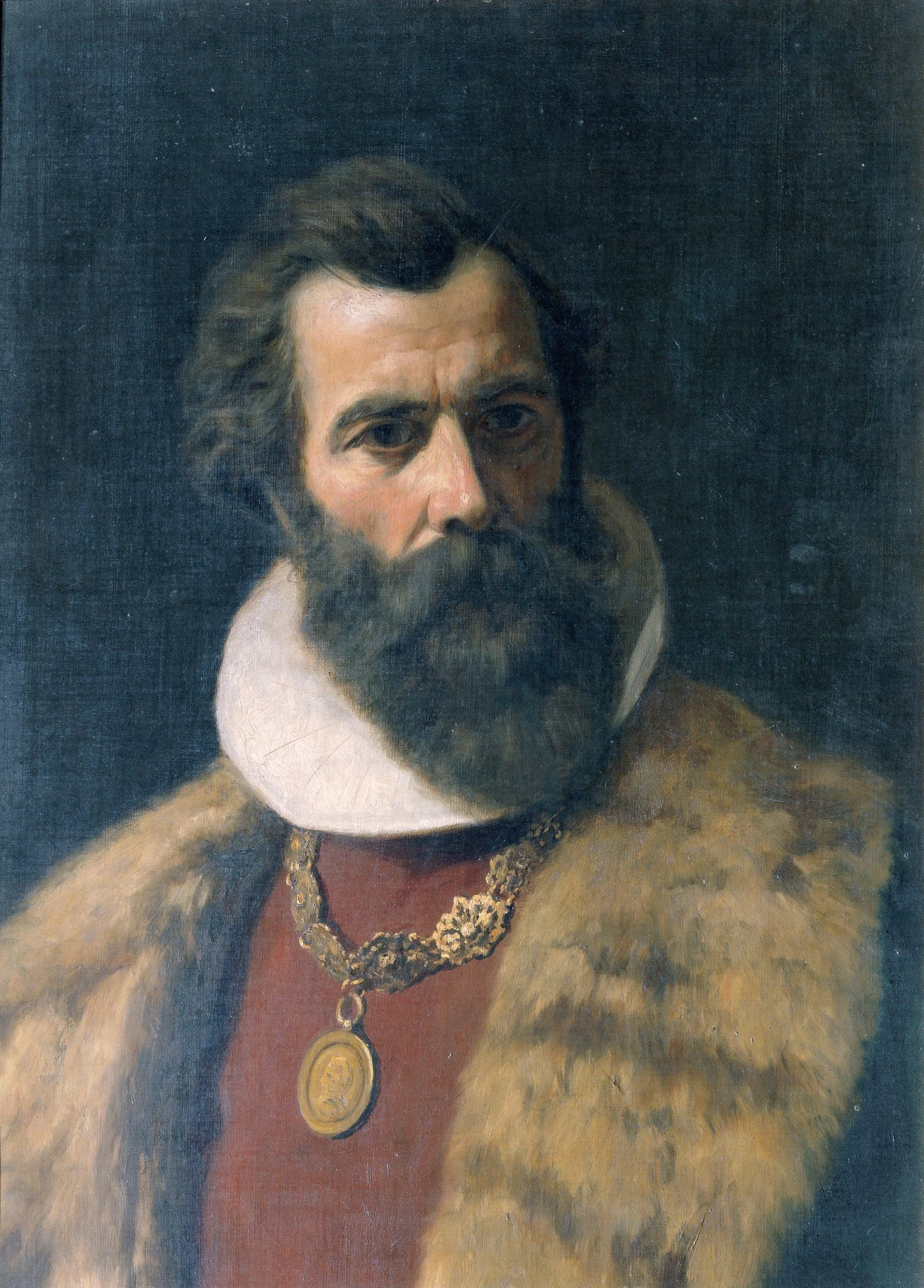 Bärtiger Mann in altdeutscher Tracht, by Natale Schiavoni, unspecified, 1827