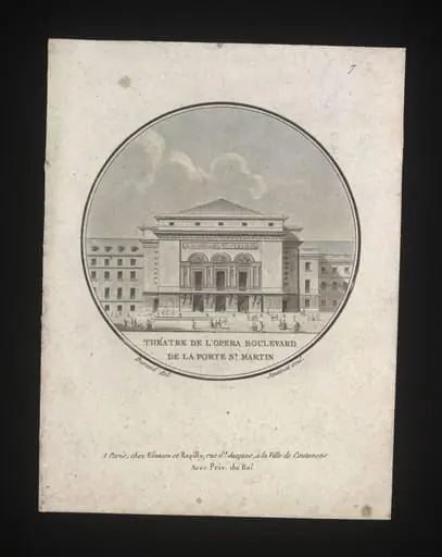 Theatre de L'Opera Boulevard de La Pote St. Martin