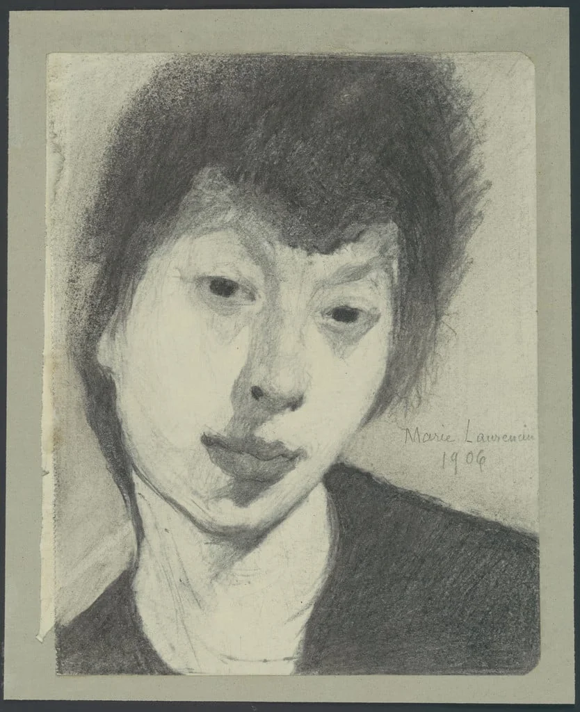 Untitled, by Marie Laurencin, graphite, 1906
