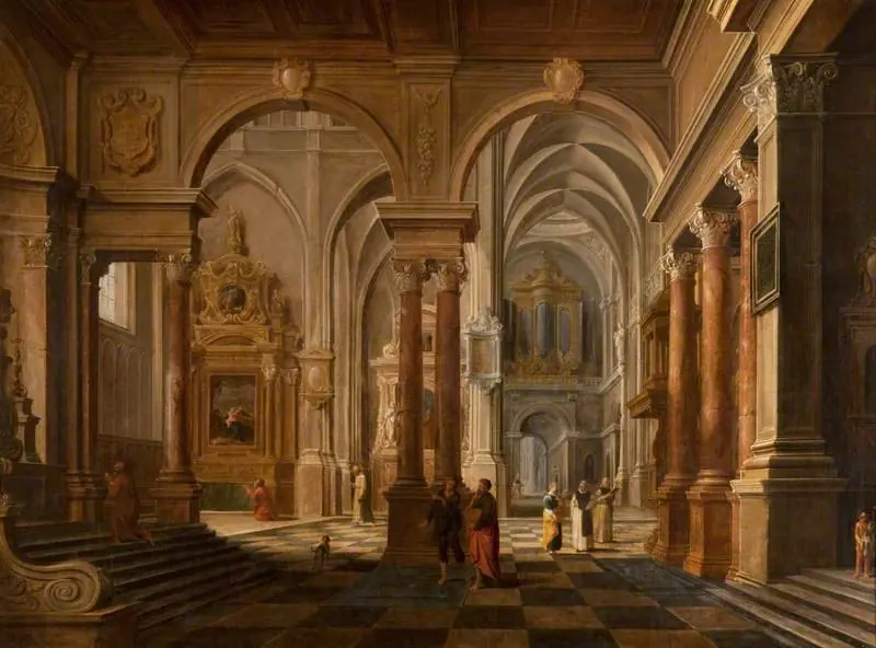 An Imaginary Church Interior