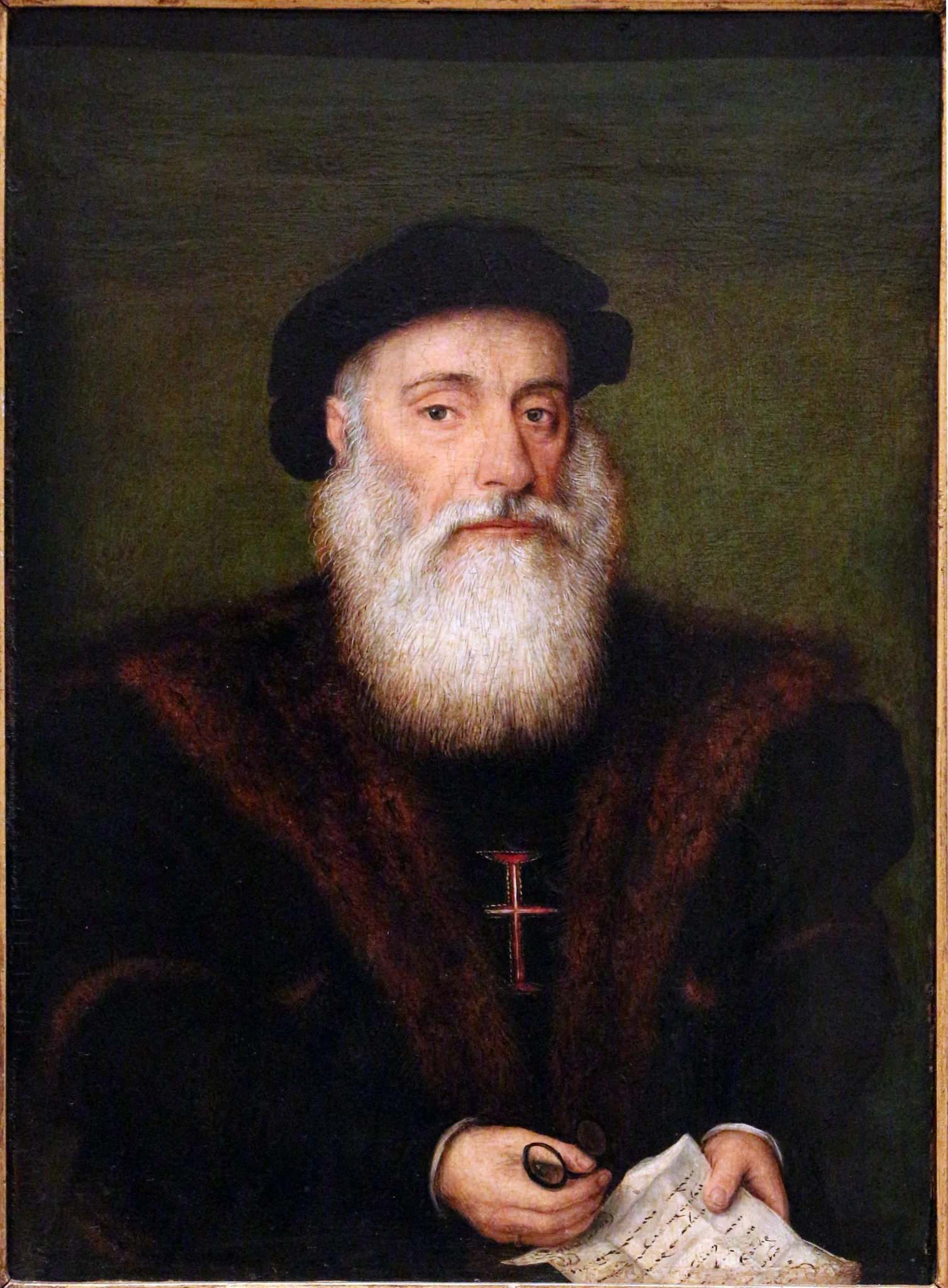 portrait of Vasco da Gama, by Unknown, unspecified, 1525