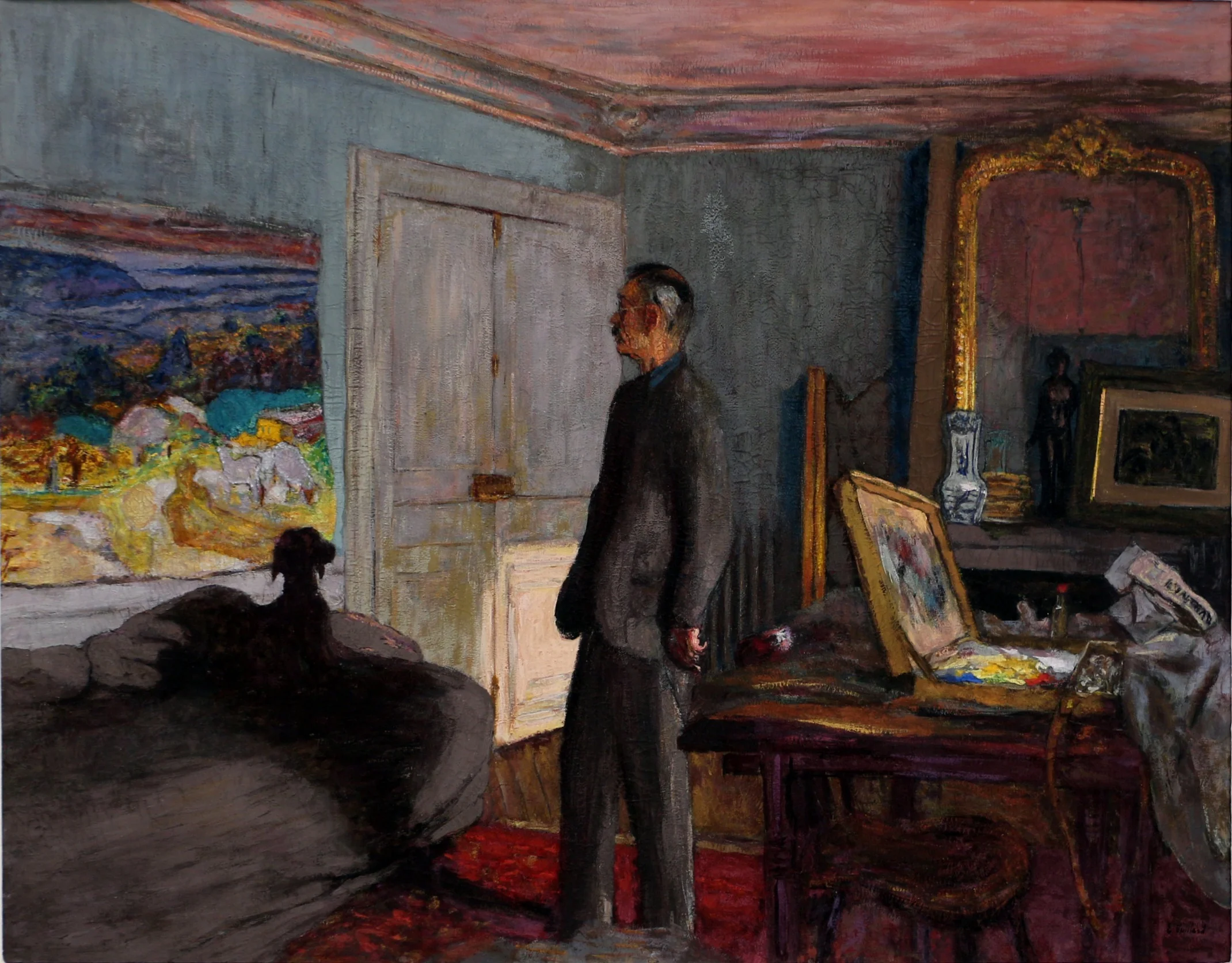 Portrait de Pierre Bonnard, by Édouard Vuillard, unspecified, 1930