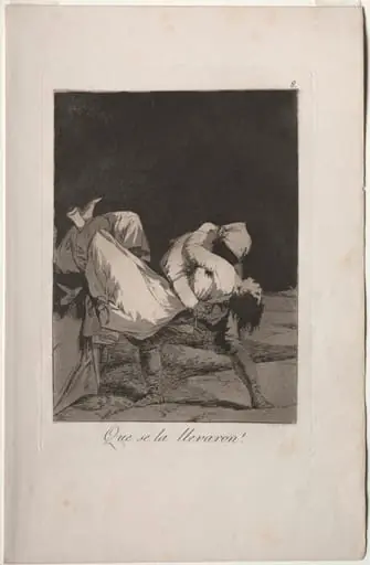 They Carried Her Off!, Plate 8