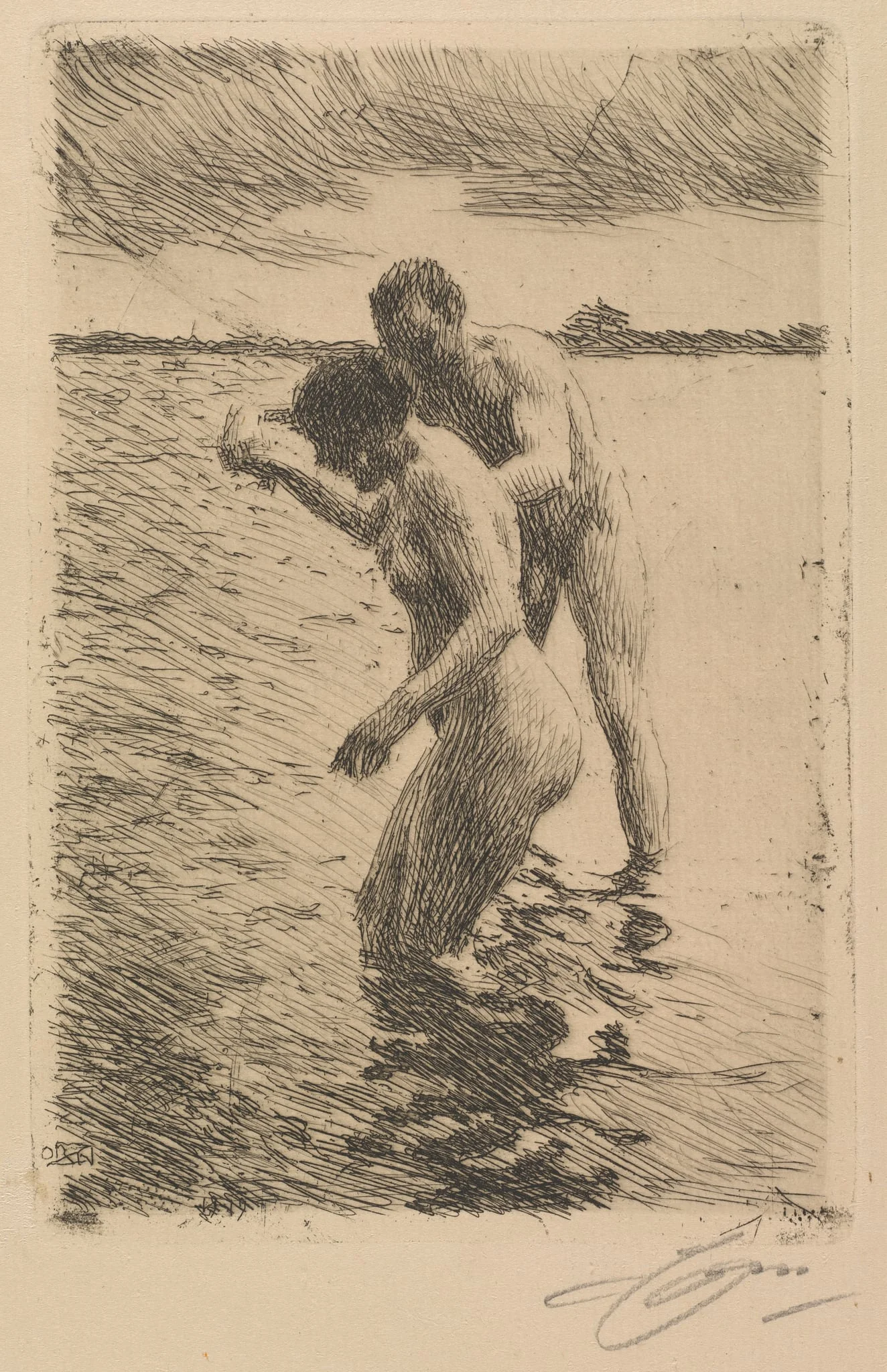 Pilot, by Anders Zorn, 1919